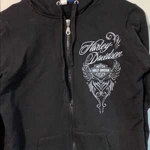 Harley zip up jacket.